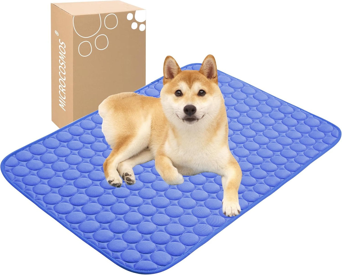 MICROCOSMOS Summer Cooling Mat & Sleeping Pad- Water Absorption Top, Materials Safe, Easy Carry, EZ