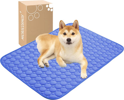 MICROCOSMOS Summer Cooling Mat & Sleeping Pad- Water Absorption Top, Materials Safe, Easy Carry, EZ