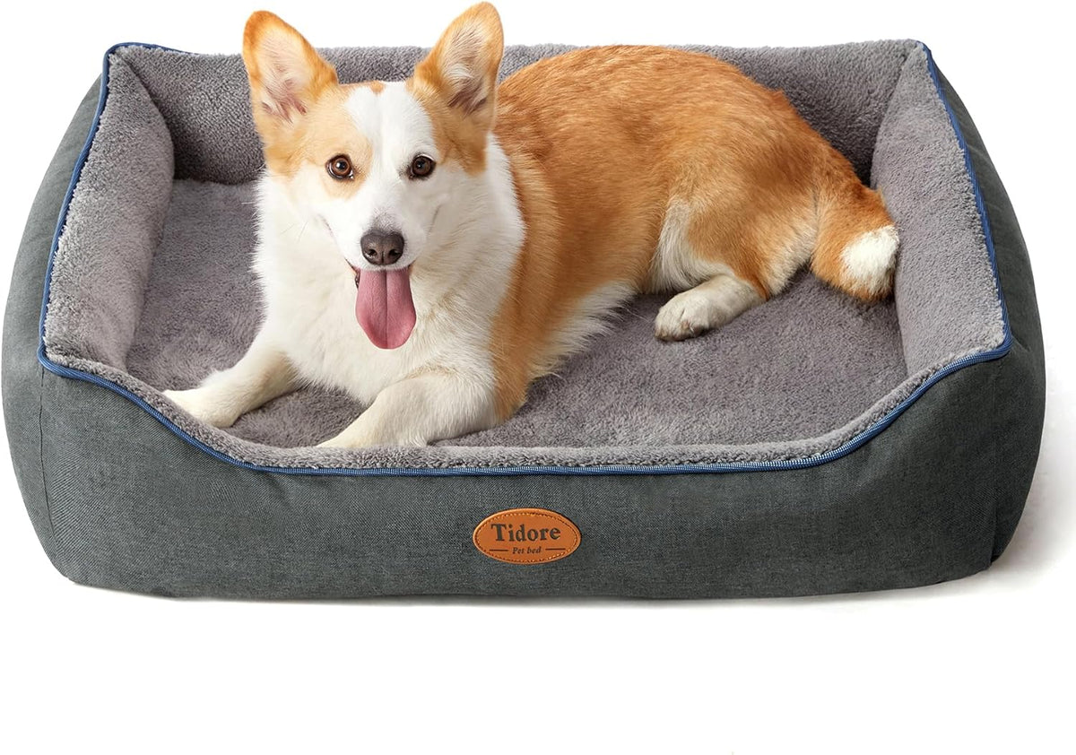 Orthopedic Dog Beds for Medium Dogs, Durable Egg Crate Foam Sofa Dog Bed wit Washable Removable