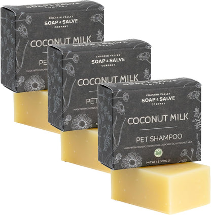 Chagrin Valley Soap & Salve Organic Natural Dog & Pet Shampoo – Unscented & Moisturizing for Dogs