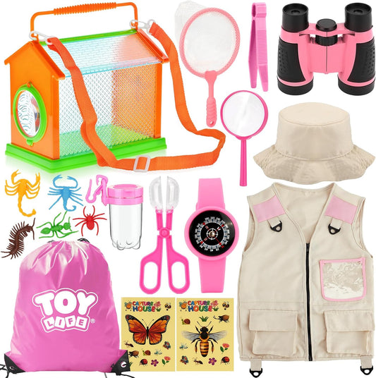 TOY Life Kids Explorer Kit with Bug Catcher for Kids, Bug Catching Kit with Bug Toys, Kid Safari