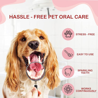 Dog Breath Freshener Powder for Water – Cat & Dog Dental Care Water Additive, Natural Plaque &