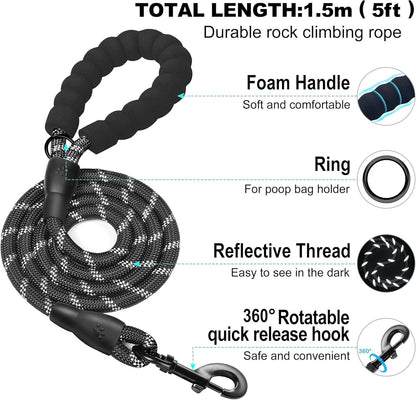 haapaw Dog Harness with Leash Set, No Pull Adjustable Reflective Step-in Puppy Harness with