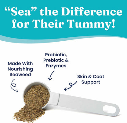 Solid Gold SeaMeal Cat Probiotic & Dog Probiotics for Digestive Health - Kelp Powder Dog & Cat