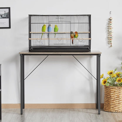 Yaheetech 30'' Length Flight Bird Cage Iron Flight Parrot Cage for Small Parrots Parakeets