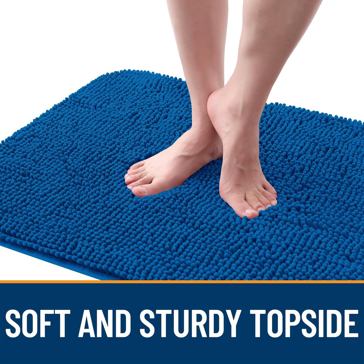 OLANLY Dog Door Mat for Muddy Paws 44x24, Absorbs Moisture and Dirt, Absorbent Non-Slip Washable