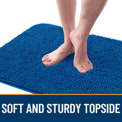 OLANLY Dog Door Mat for Muddy Paws 44x24, Absorbs Moisture and Dirt, Absorbent Non-Slip Washable