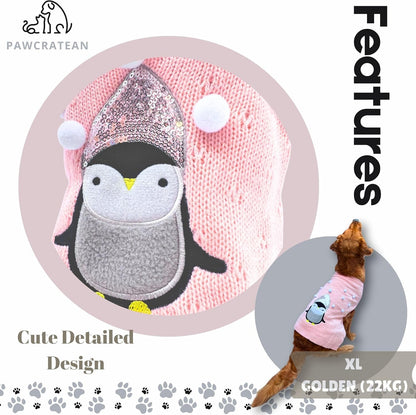 Cute Sweater for Dogs and Cats Soft Flannel Pet Outfit Warm and Cozy Animal Hoodie Small to Large