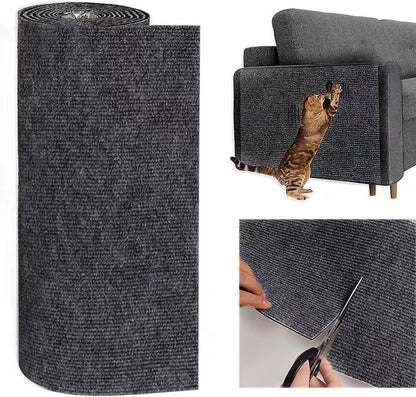 Cat Scratch Couch Furniture Protector, Adhesive Cat Scratch Pad Deterrent for Furniture, DIY
