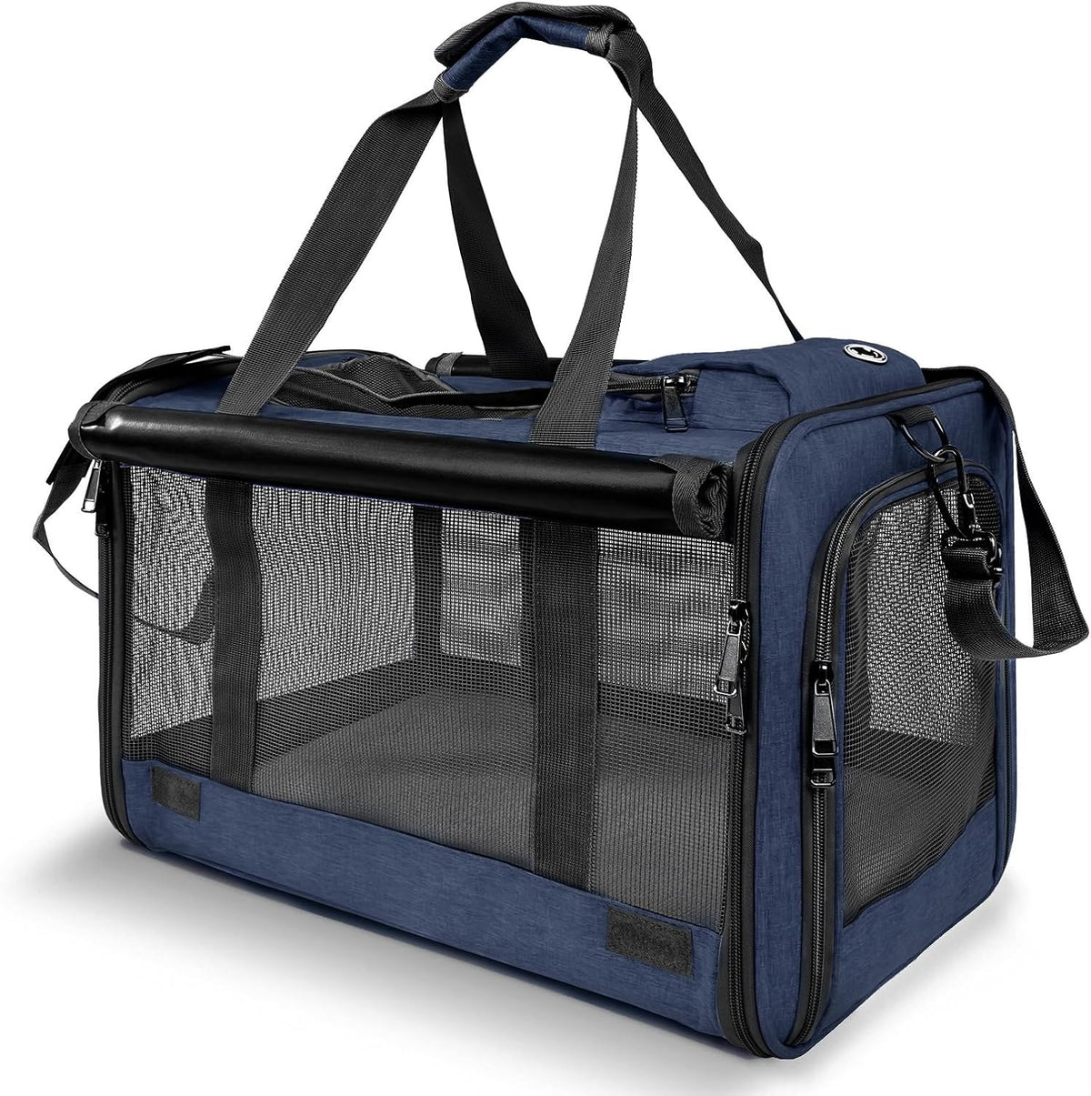 Medium Cat Carrier Large Cat 15 lbs+ Soft Pet Carrier Small Puppy/Ventilated 2 Kittens Car Travel
