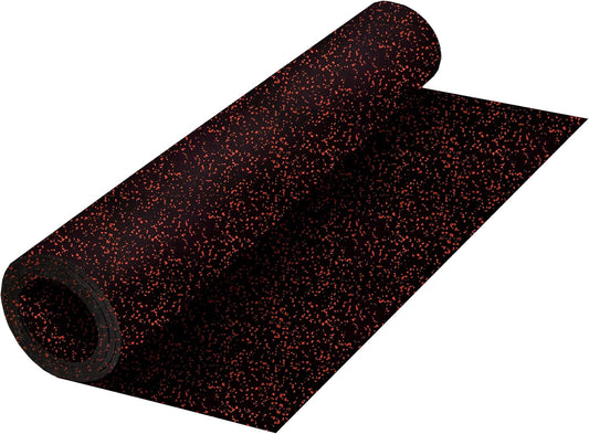 Playsafer Genaflex Rubber Gym Floor Mat - Heavy Duty Commercial Protective Gym Flooring Roll, 8mm
