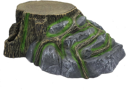 Extra Large Resin Reptile Hideouts Cave Habitat Decor for Reptiles, Amphibians, Fish Tanks and