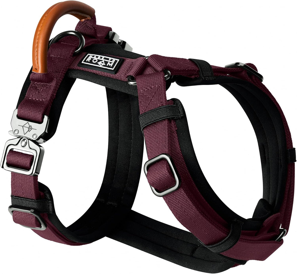 MADE TO ROAM Premium Explorer Harness - Y-Shaped Dog Harness with Adjustable Durable Nylon, Soft