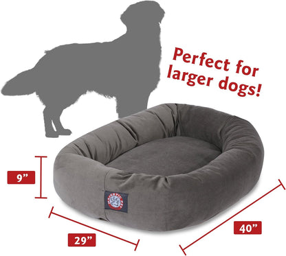 Majestic Pet Villa 32 Inch Shredded Memory Foam Dog Bed for Medium Sized Dogs 32x23x7