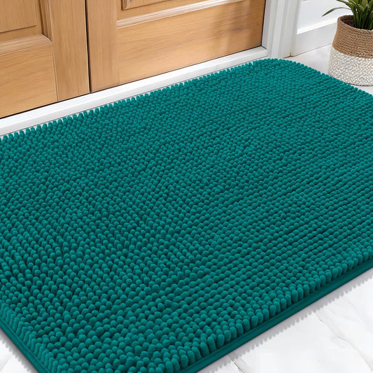 OLANLY Dog Door Mat for Muddy Paws 30x20, Absorbs Moisture and Dirt, Absorbent Non-Slip Washable
