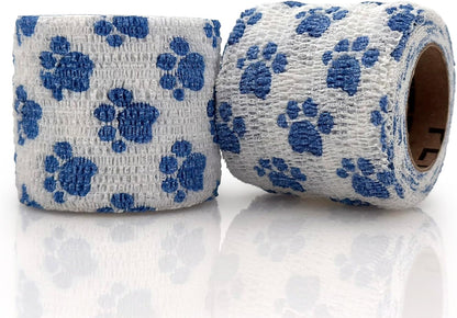 PetFlex Paw Pack – Flexible Self-Adhering Elastic Bandage for Wound Care – First Aid Wrap for Small