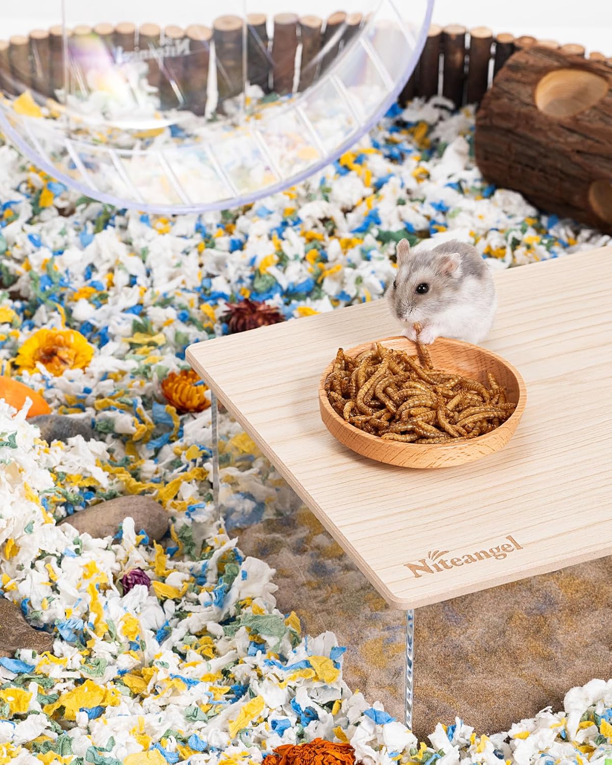 Niteangel Small Animal Snack & Treats - Small Critter Natural Treat for Dwarf Syrian Hamsters