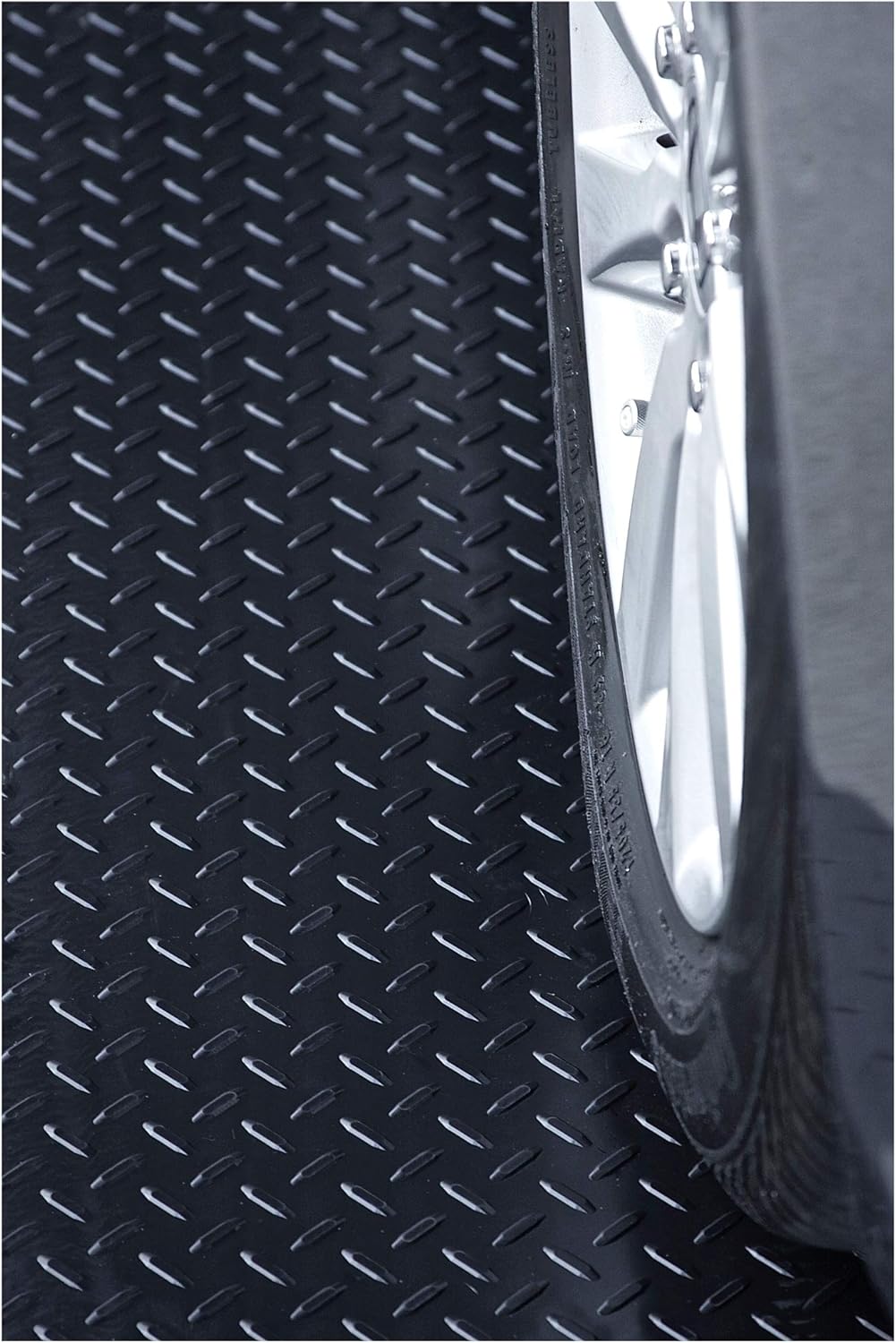 RESILIA Heavy Duty Garage Floor Runner & Protector Mat - Slip Resistant Diamond Plate PVC Mats