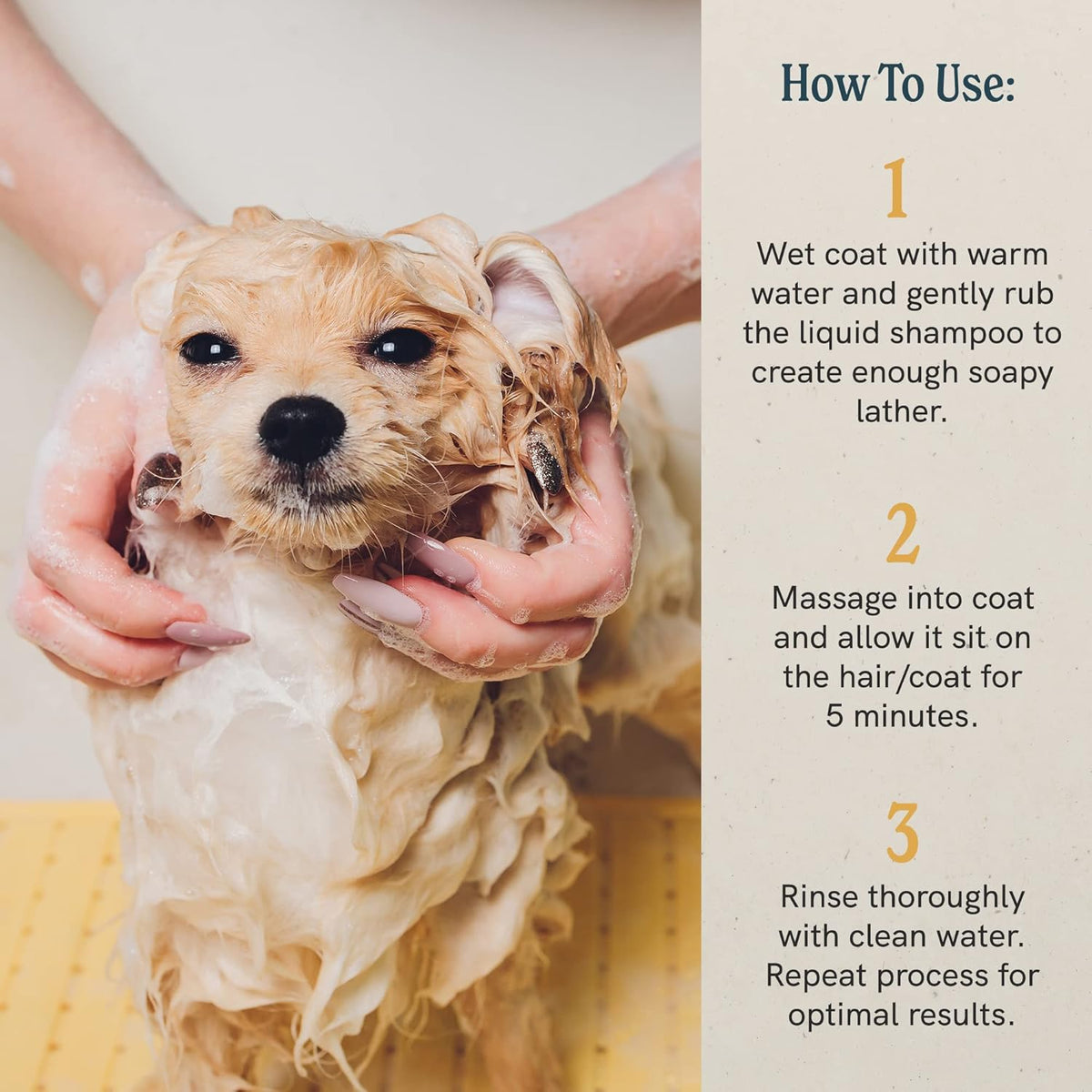 JR Liggett’s Natural Liquid Dog Shampoo for Sensitive Skin - 100% Detergent-Free, Non-GMO