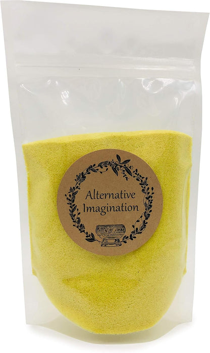 Yellow Sand - Fine Sand for Zen Garden, Resin Incense Burner, Smudge Bowl, Ritual Incense, Cast