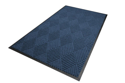 M+A Matting WaterHog Diamond | Commercial-Grade Entrance Mat with Rubber Border – Indoor/Outdoor