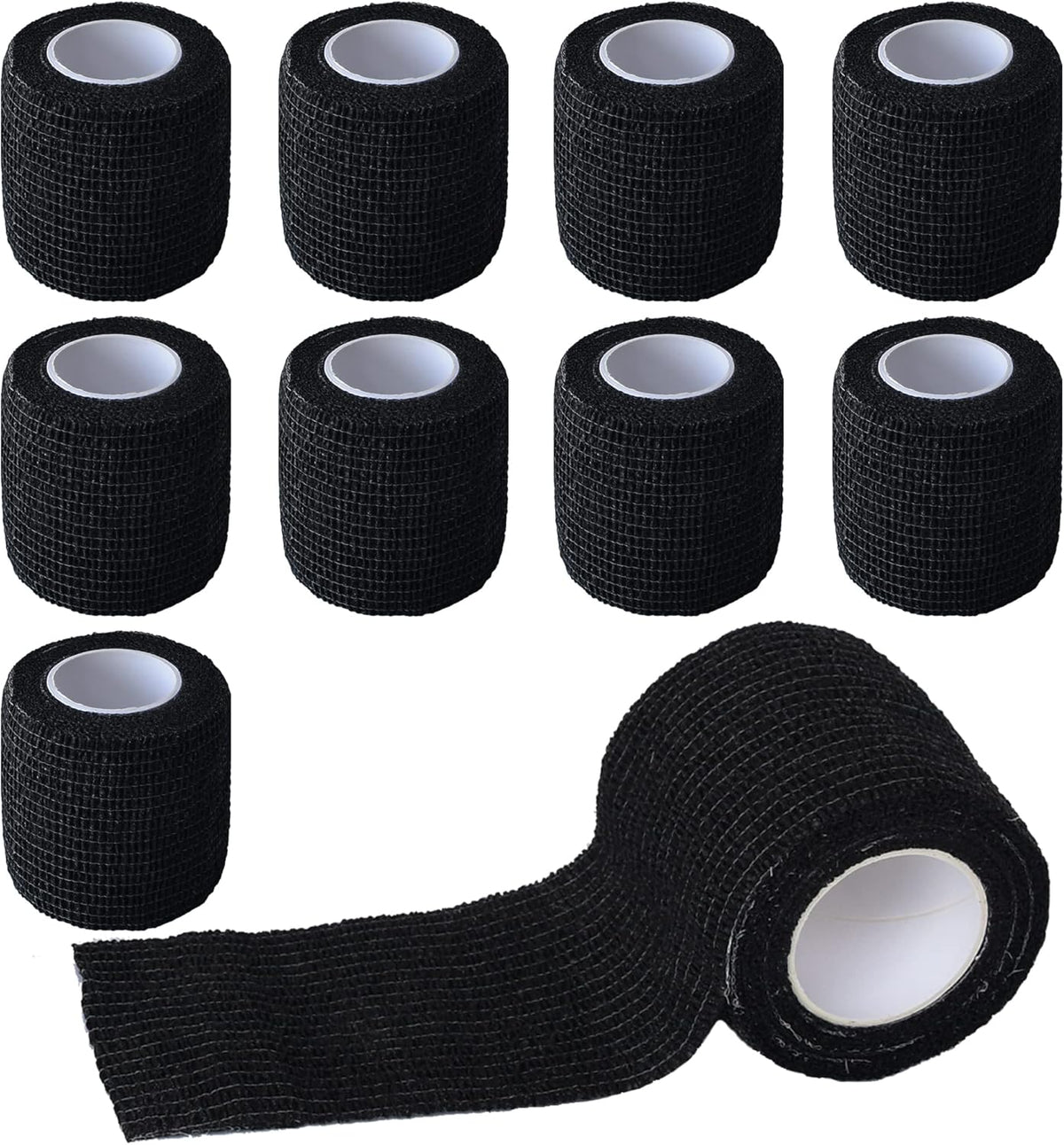 9 Pack 2" x 5 Yards Self Adhesive Bandage Wrap Self Stick Wrap for Ankle, Wrist, Finger, Sports