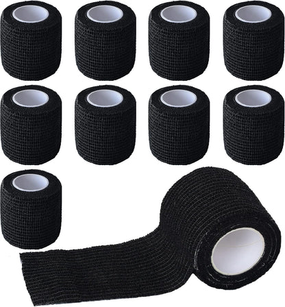 9 Pack 2" x 5 Yards Self Adhesive Bandage Wrap Self Stick Wrap for Ankle, Wrist, Finger, Sports