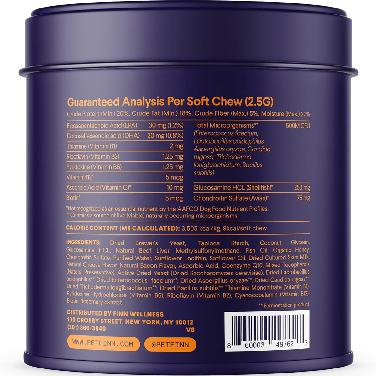 Finn All-in-1 Multivitamin for Dogs - Daily Multi with Probiotics, Omegas & Nutrients to Support