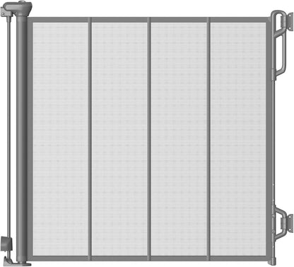 Reinforced Retractable Baby Gate or Mesh Dog Gate,Easy to Use for Stairs, Doorways, Hallways