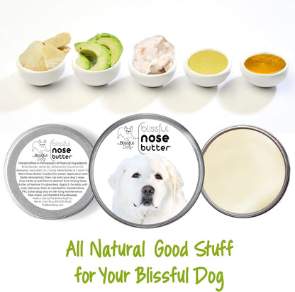 The Blissful Dog Great Pyrenees Nose Butter, Versatile Dog Nose Balm for Dry Nose, Handcrafted Nose