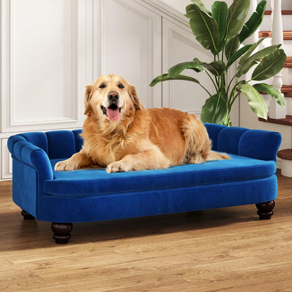 Dog Couch Sofa Bed, Comfortable Pet Sofa for Large and Medium Dogs, Soft Velvet Cushion, Durable