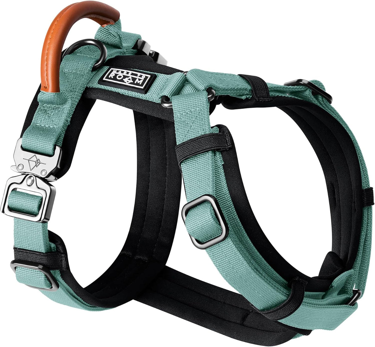 MADE TO ROAM Premium Explorer Harness - Y-Shaped Dog Harness with Adjustable Durable Nylon, Soft