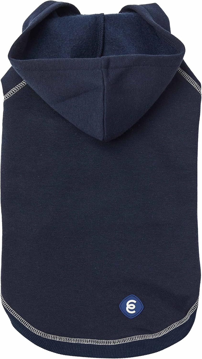 Blueberry Pet Essentials Soft & Comfy Midnight Blue Dog Hoodie Sweatshirt, Award-Winning Clothes