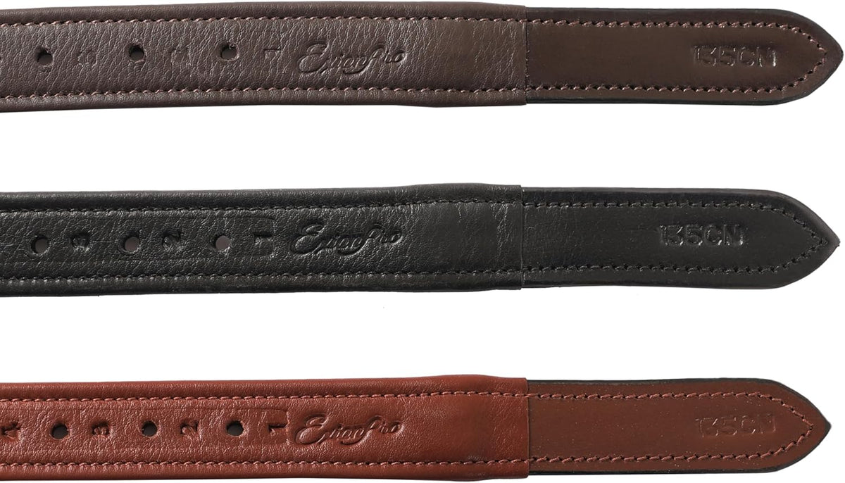 Exion FlexiStrong Stirrup Leathers for English Saddle | Ultra-Soft Cow Calfskin with Nylon Core |