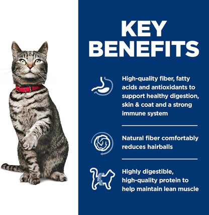Hill's Science Diet Urinary Hairball Control, Adult 1-6, Urinary Track Health & Hairball Control