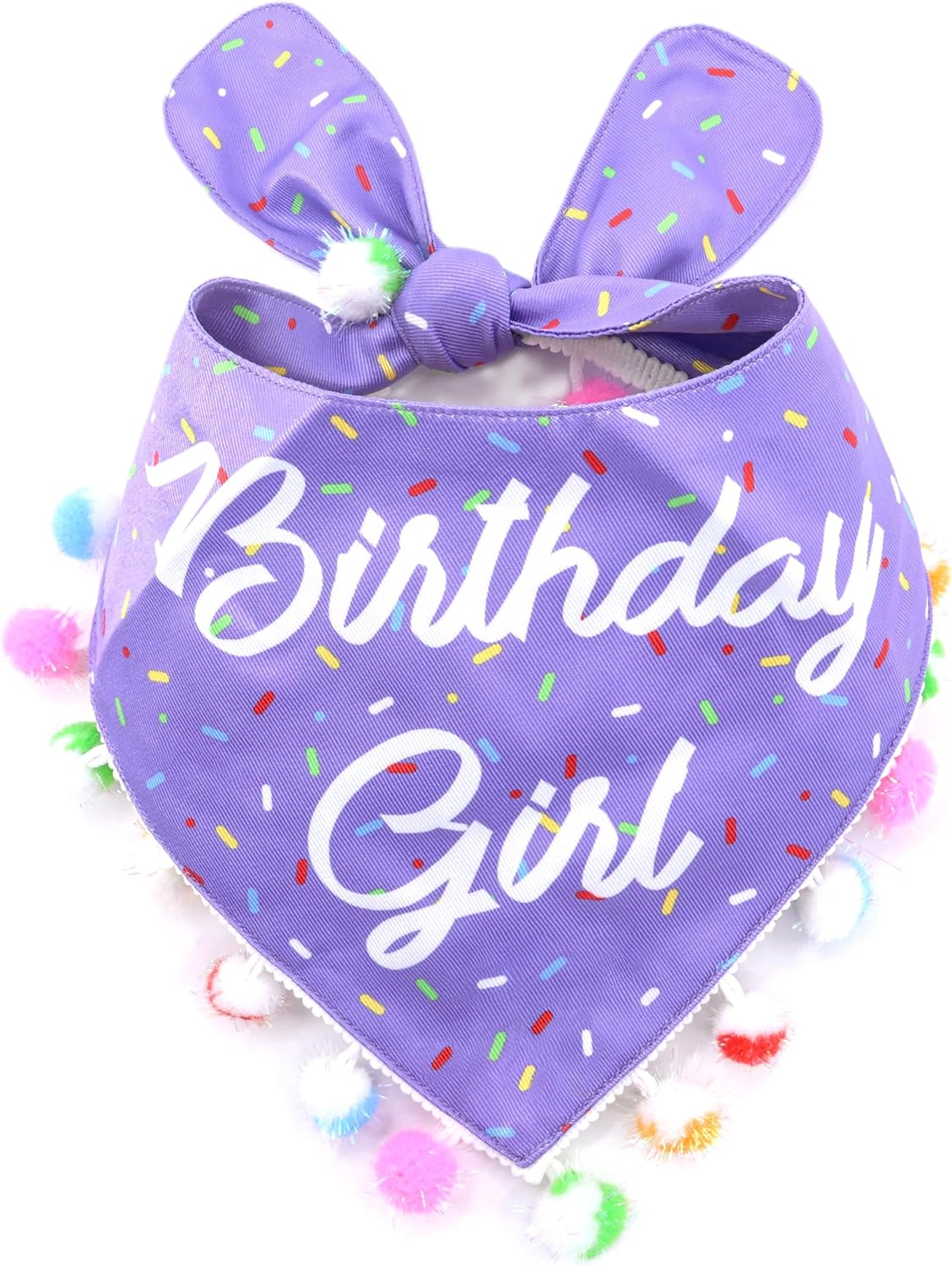 LunaMarie - Luxury Pet Birthday Bandanas -Premium & Silky Poly Fabric | 100% Handmade | Custom