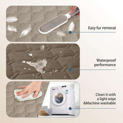 gogobunny 100% Double Sided Waterproof Dog Blanket Soft Pet Bed Cover Reversible Protect Furniture