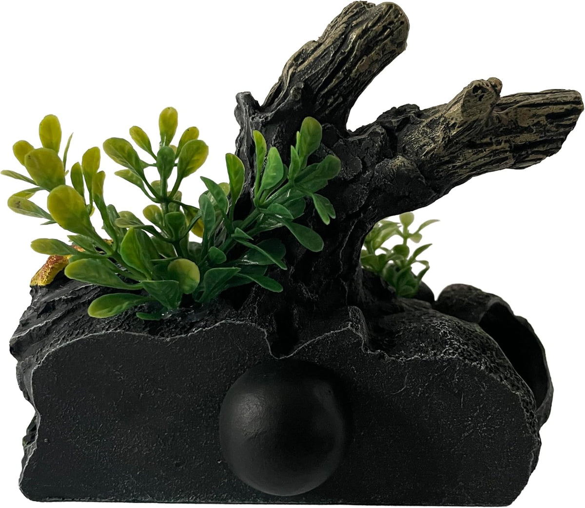 Aquarium Decor Magnetic Driftwood Outcropping Ornament – Wall-Mounted Fish Tank Decoration – Unique