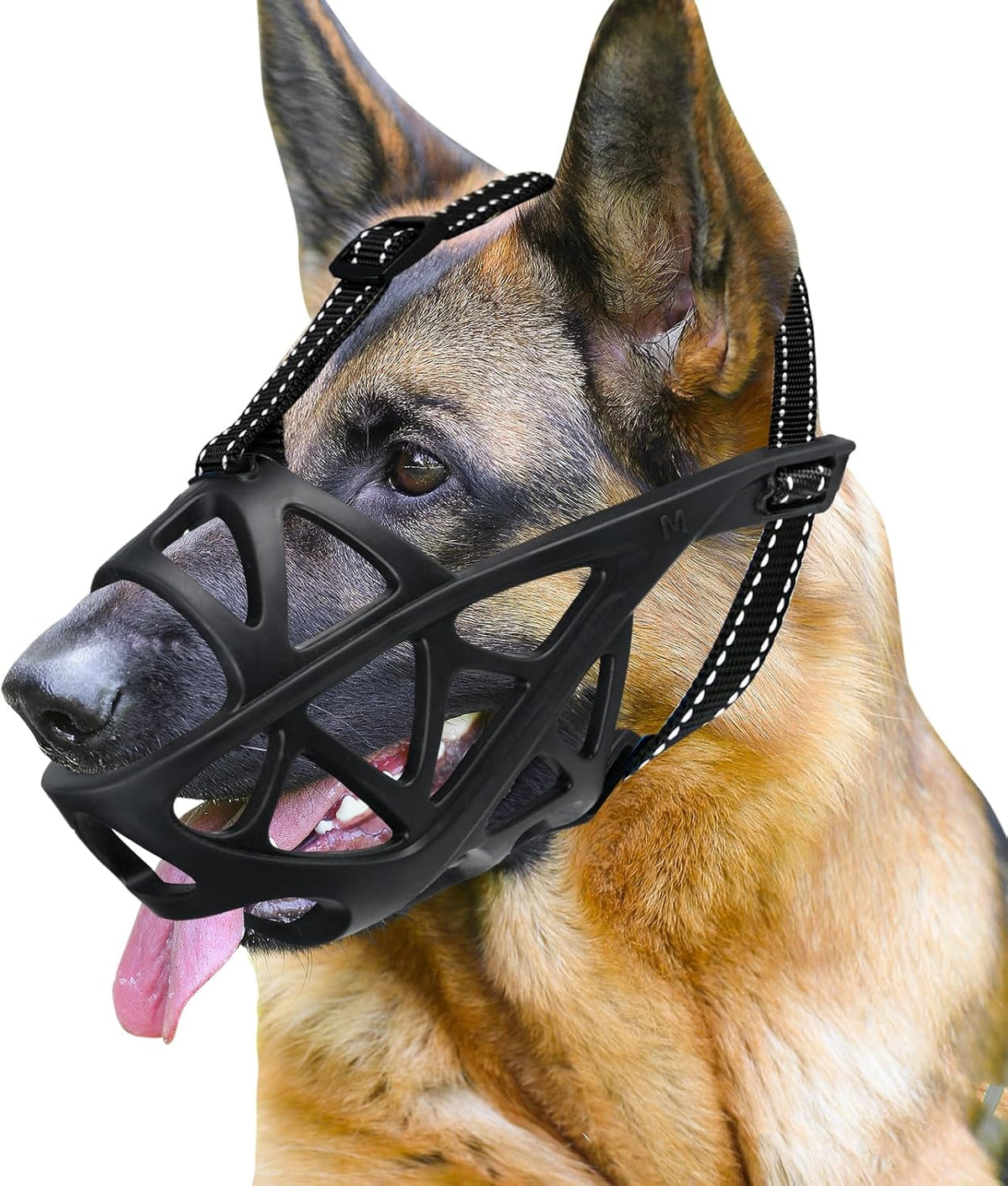 Dog Muzzle for Large Dogs, Medium and X-Large Aggressive Dog, Breathable Basket Muzzles, Suitable