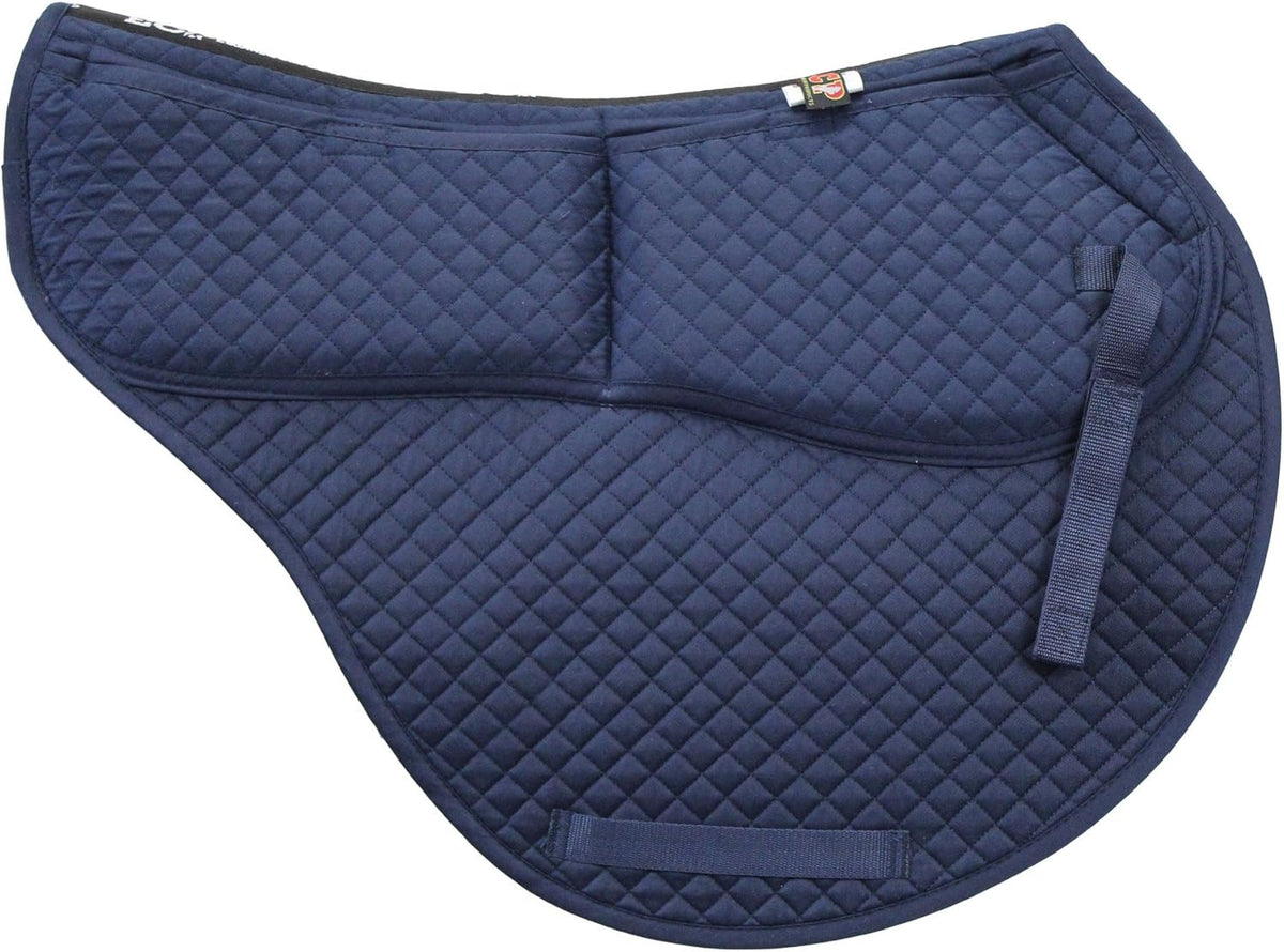 ECP Equine Comfort Products All-Purpose Contoured Correction Saddle Pad with Adjustable Memory Foam