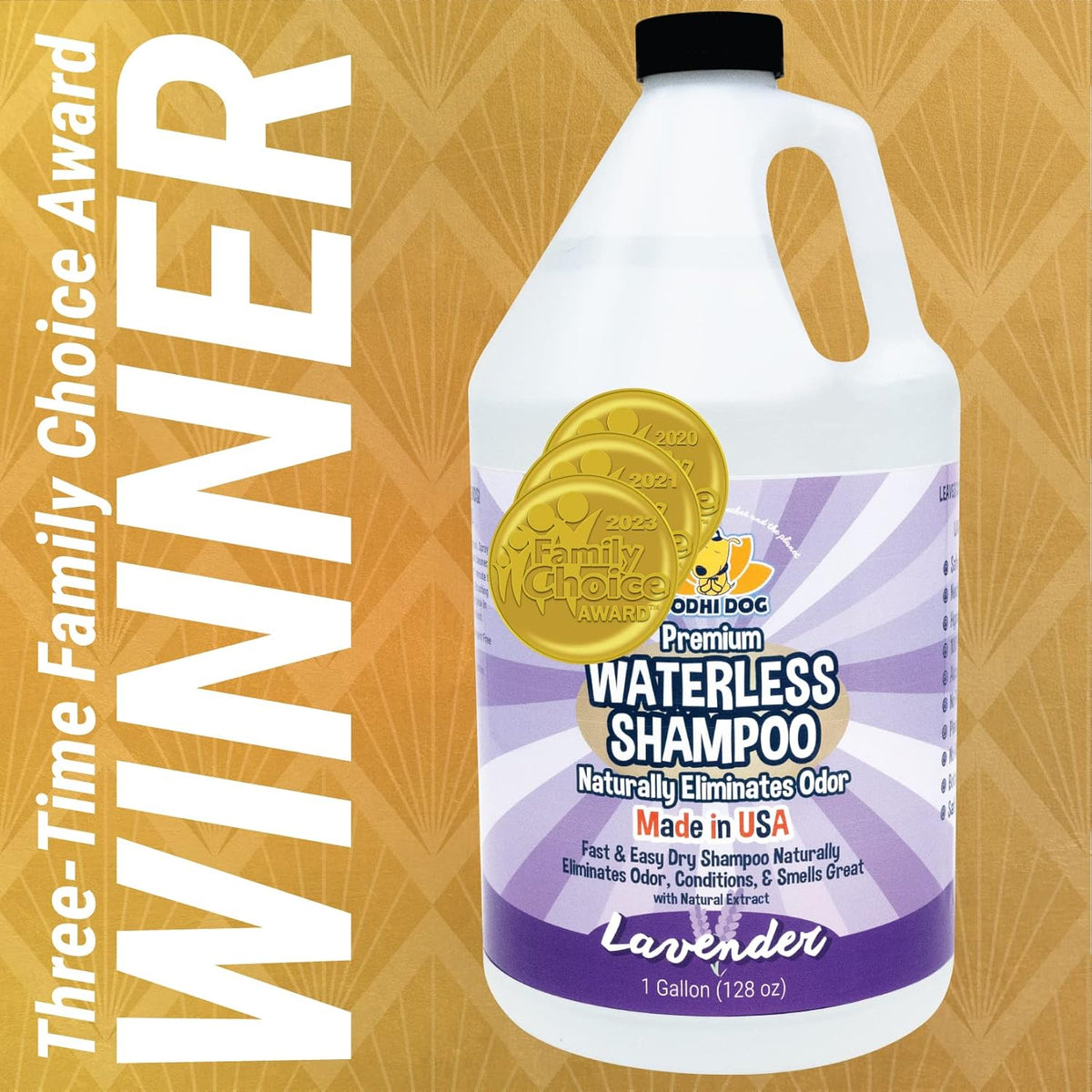 Bodhi Dog Waterless Shampoo - Natural Dry Shampoo for Dogs & Cats - Neutralizes Pet Odor - No Rinse