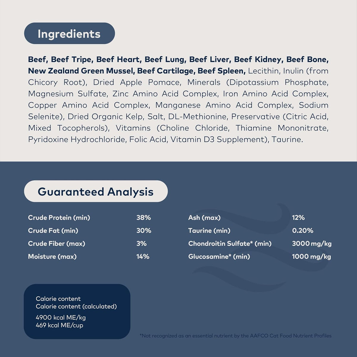 ZIWI Peak Air-Dried Cat Food – Beef - All Natural, High Protein, Grain Free, Limited Ingredient w/