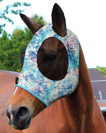 Harrison Howard Super Comfort Stretchy Fly Mask Large Eye Space with UV Protection Soft on Skin