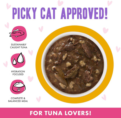 Weruva B.F.F. OMG - Best Feline Friend Oh My Gravy!, Tuna & Turkey Tickles with Tuna & Turkey in