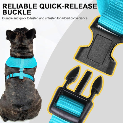 BINGPET No Pull Dog Harness,Soft Mesh Breathable All Weather Vest Harness,Safety Protection Design