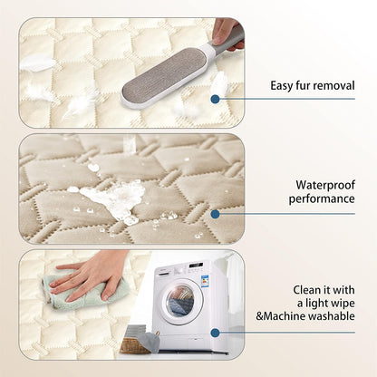 gogobunny 100% Double-Sided Waterproof Dog Bed Cover Pet Blanket Sofa Couch Furniture Protector for
