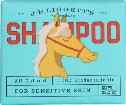 JR Liggett’s Natural Horse Shampoo Bar - Non-GMO, 100% Detergent-Free Formula Gently Deep Cleans