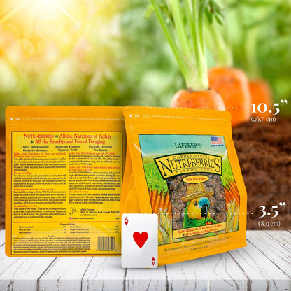 LAFEBER'S Garden Veggie Nutri-Berries Pet Bird Food, Made with Non-GMO and Human-Grade Ingredients