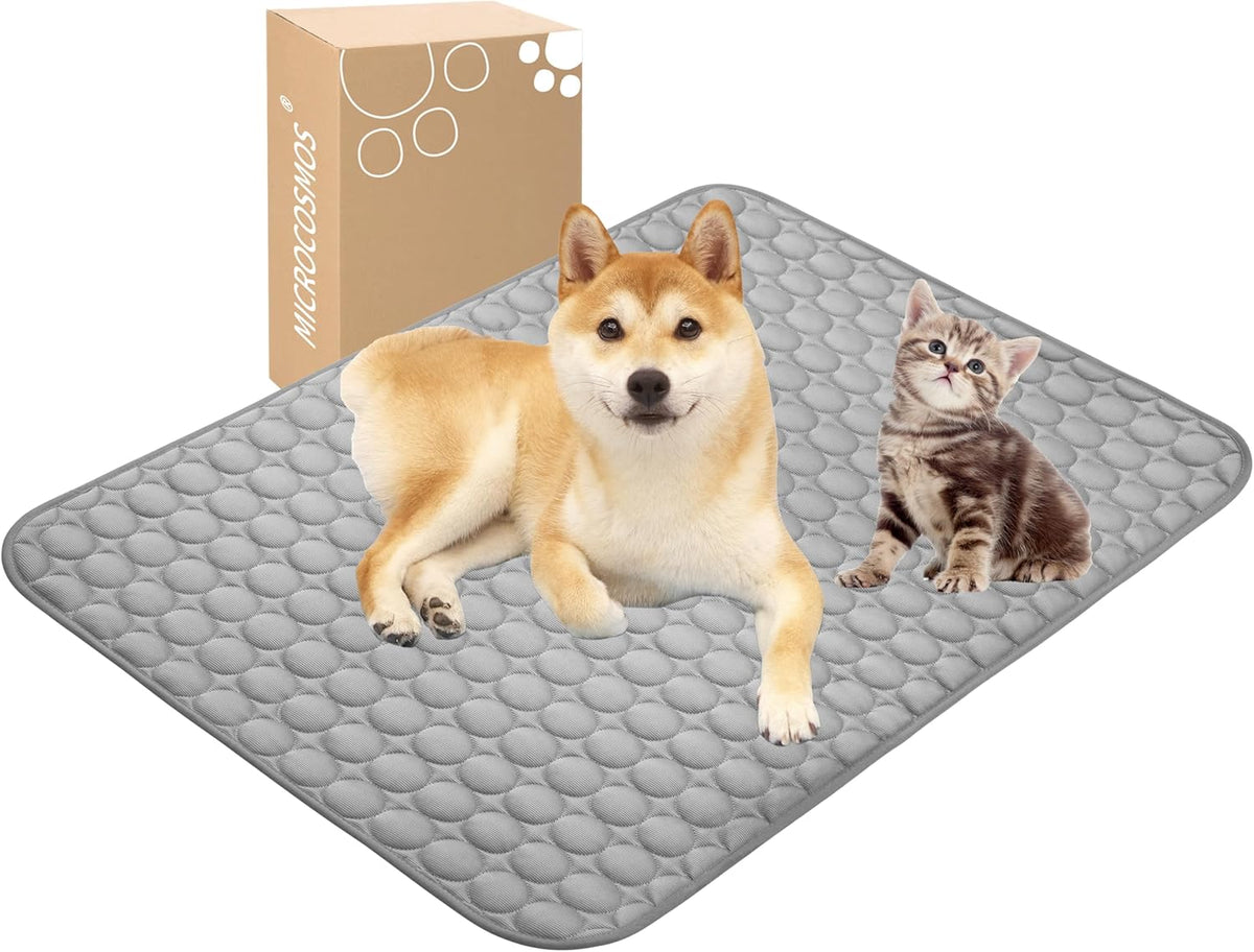 MICROCOSMOS Summer Cooling Mat & Sleeping Pad- Water Absorption Top, Easy Carry, EZ Clean