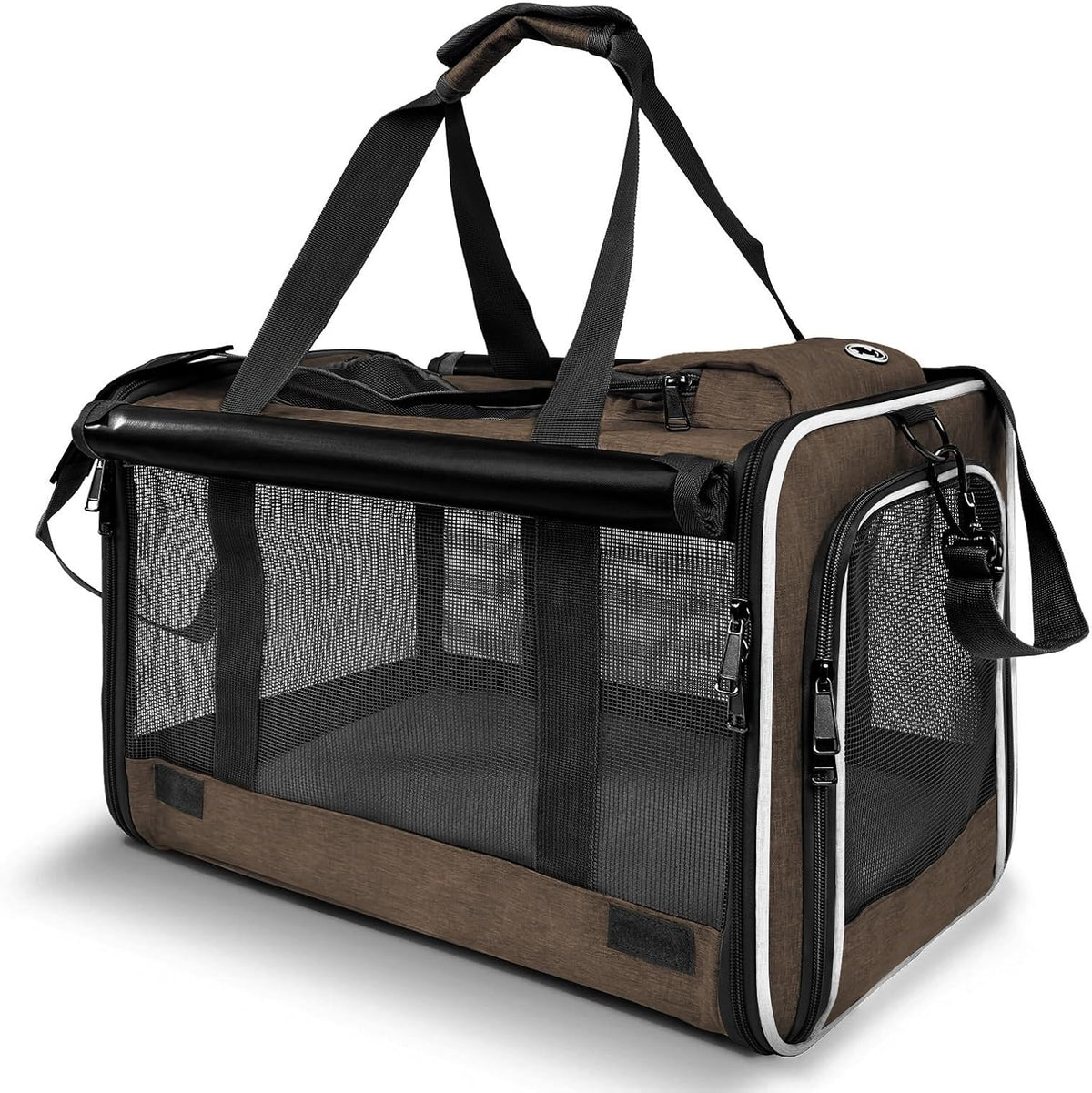 Pet Carrier for Large Cat Soft-Sided Animal Traveling Bag for Medium Cat up to 20lbs / Washable